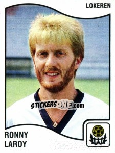 Figurina Ronny Laroy - Football Belgium 1989-1990 - Panini