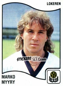 Sticker Marko Myyry - Football Belgium 1989-1990 - Panini