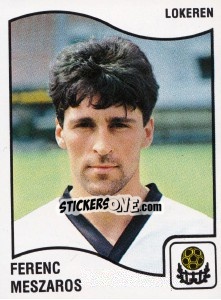 Sticker Ferenc Meszaros - Football Belgium 1989-1990 - Panini