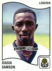 Sticker Siasia Samson - Football Belgium 1989-1990 - Panini