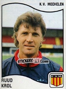 Sticker Ruud Krol - Football Belgium 1989-1990 n. 240 - Panini