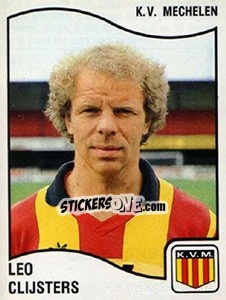 Figurina Leo Clijsters - Football Belgium 1989-1990 - Panini