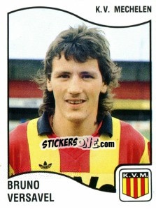 Sticker Bruno Versavel - Football Belgium 1989-1990 - Panini