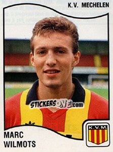 Figurina Marc Wilmots - Football Belgium 1989-1990 - Panini