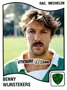 Sticker Benny Wijnstekers - Football Belgium 1989-1990 n. 262 - Panini