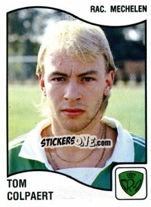Cromo Tom Colpaert - Football Belgium 1989-1990 n. 266 - Panini