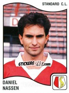 Sticker Daniel Nassen - Football Belgium 1989-1990 - Panini