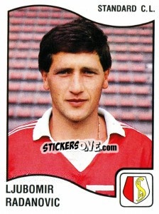 Sticker Ljubomir Radanovic - Football Belgium 1989-1990 - Panini