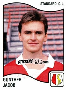 Sticker Gunther Jacob - Football Belgium 1989-1990 - Panini