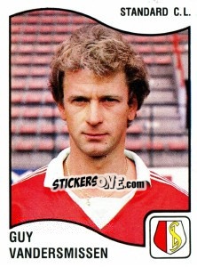 Cromo Guy vandersmissen - Football Belgium 1989-1990 - Panini