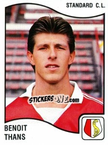 Sticker Benoit Thans - Football Belgium 1989-1990 - Panini