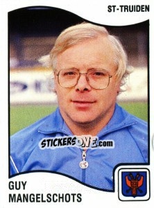 Sticker Guy Mangelschots - Football Belgium 1989-1990 - Panini