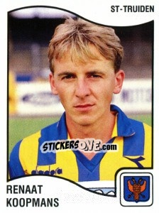 Sticker Renaat Koopmans - Football Belgium 1989-1990 n. 296 - Panini