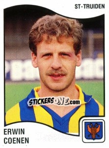 Sticker Erwin Coenen - Football Belgium 1989-1990 - Panini