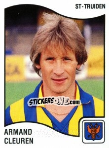 Sticker Armand Cleuren - Football Belgium 1989-1990 - Panini