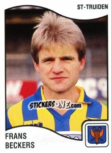 Sticker Frans Beckers - Football Belgium 1989-1990 - Panini