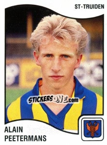 Sticker Alain Peetermans - Football Belgium 1989-1990 n. 303 - Panini