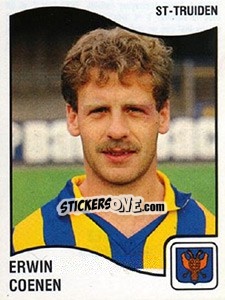 Sticker Erwin Vanderbroeck - Football Belgium 1989-1990 n. 304 - Panini