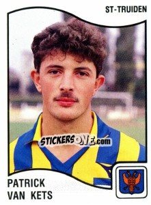 Sticker Patrick van Kets - Football Belgium 1989-1990 - Panini