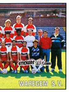 Sticker Team - Football Belgium 1989-1990 - Panini