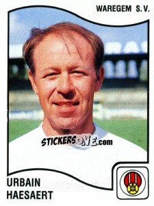 Sticker Urbain Haesaert - Football Belgium 1989-1990 - Panini