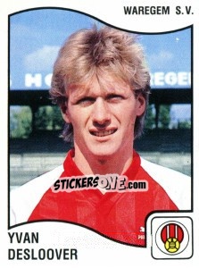 Sticker Yvan Desloover - Football Belgium 1989-1990 - Panini