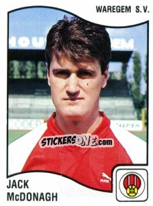 Sticker Jack McDonagh - Football Belgium 1989-1990 - Panini