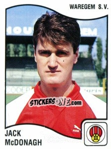 Sticker Jack McDonagh - Football Belgium 1989-1990 n. 317 - Panini