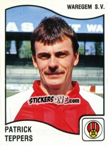 Sticker Patrick Teppers - Football Belgium 1989-1990 - Panini