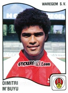 Sticker Dimitri M'Buyu - Football Belgium 1989-1990 - Panini