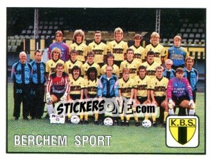 Figurina Team - Football Belgium 1989-1990 n. 329 - Panini