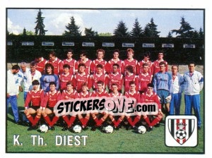 Sticker Team - Football Belgium 1989-1990 n. 332 - Panini