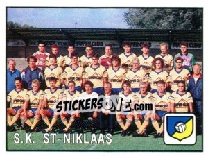 Sticker Team - Football Belgium 1989-1990 n. 344 - Panini