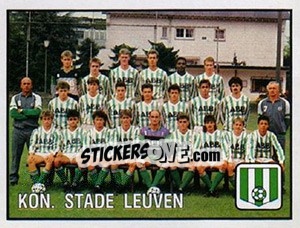 Figurina Team - Football Belgium 1989-1990 - Panini