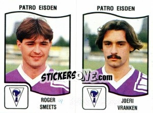 Figurina Roger Smeets / Joeri Vranken - Football Belgium 1989-1990 n. 382 - Panini