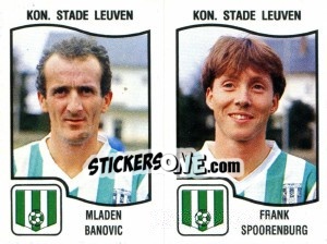 Figurina Mladen Banovic / Frank Spoorenburg - Football Belgium 1989-1990 n. 427 - Panini
