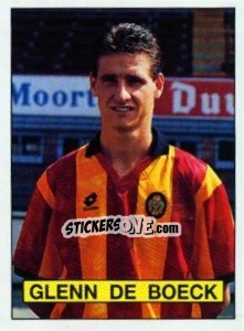 Figurina Glenn de Boeck (Boom) - Football Belgium 1992-1993 - Panini