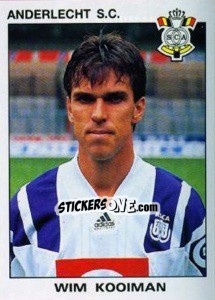 Sticker Wim Kooiman - Football Belgium 1992-1993 - Panini