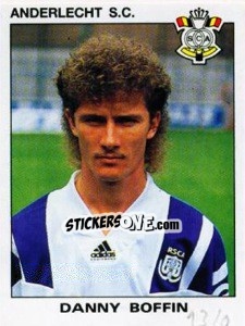 Sticker Danny Boffin - Football Belgium 1992-1993 - Panini