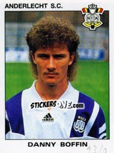 Sticker Danny Boffin - Football Belgium 1992-1993 n. 12 - Panini