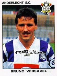 Figurina Bruno Versavel - Football Belgium 1992-1993 - Panini
