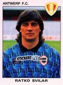 Sticker Ratko Svilar - Football Belgium 1992-1993 n. 21 - Panini