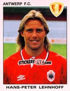 Sticker Hans-Peter Lehnhoff - Football Belgium 1992-1993 n. 30 - Panini