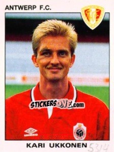 Figurina Kari Ukkonen - Football Belgium 1992-1993 - Panini