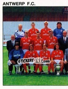 Sticker Team - Football Belgium 1992-1993 n. 37 - Panini