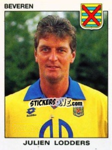 Sticker Julien Lodders - Football Belgium 1992-1993 n. 42 - Panini