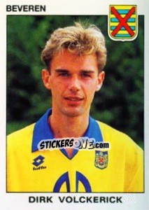 Figurina Dirk Volckerick - Football Belgium 1992-1993 - Panini