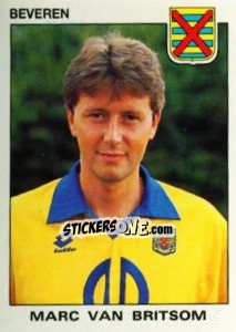 Sticker Marc van Britsom - Football Belgium 1992-1993 n. 47 - Panini