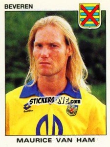 Sticker Maurice van Ham - Football Belgium 1992-1993 n. 48 - Panini