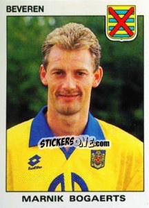 Figurina Marnik Bogaerts - Football Belgium 1992-1993 - Panini